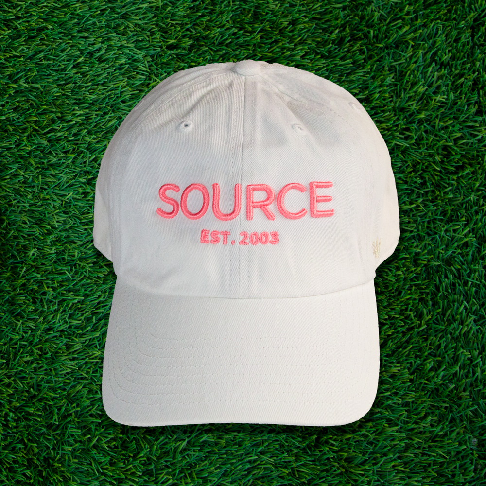 Source Classic White Baseball Cap